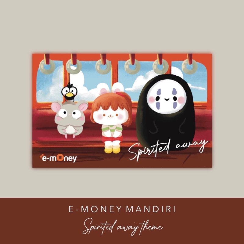 flazz card / emoney spirited away studio ghibli fanart