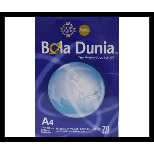 

Special Price! Kertas Fotocopy Hvs A4 70 Gram Bola Dunia Atk