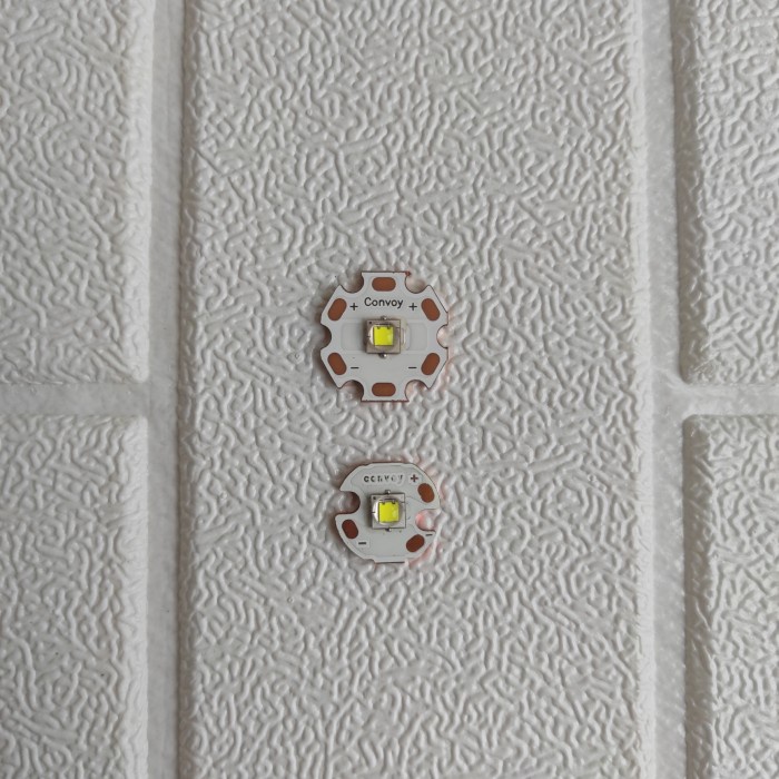 Senr Led Luminus Sst40 6500K Papan Tembaga Dtp Convoy