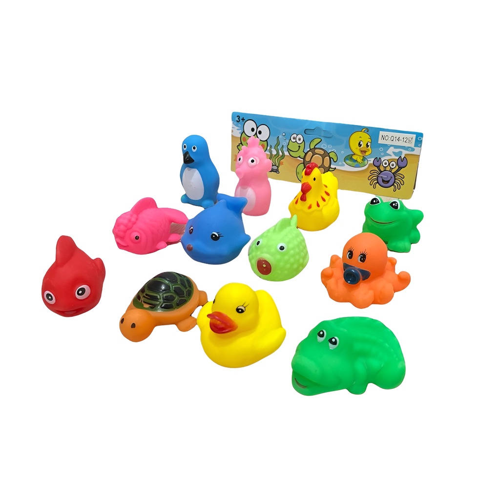 Baby Bath 12pcs | Mainan Mandi Bayi | Bebek Mainan Anak | Mainan Anak Bayi Laki Laki 0 6 Bulan | Mainan Anak Perempuan 1 Tahun Mainan Edukasi | Kado Ulang Tahun Anak Permpuan 1-2 Tahun