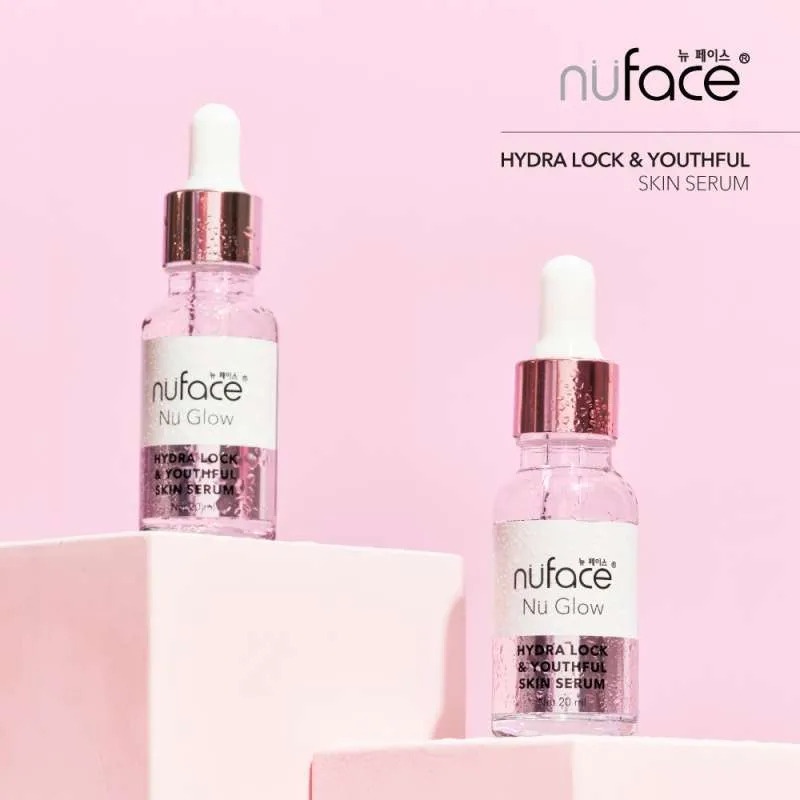 NUFACE SERUM |Nu Glow Liquid Brighten &amp; Supple | Acne Prone Care Serum | Hydra Lock &amp; Youthful Skin serum 20ml