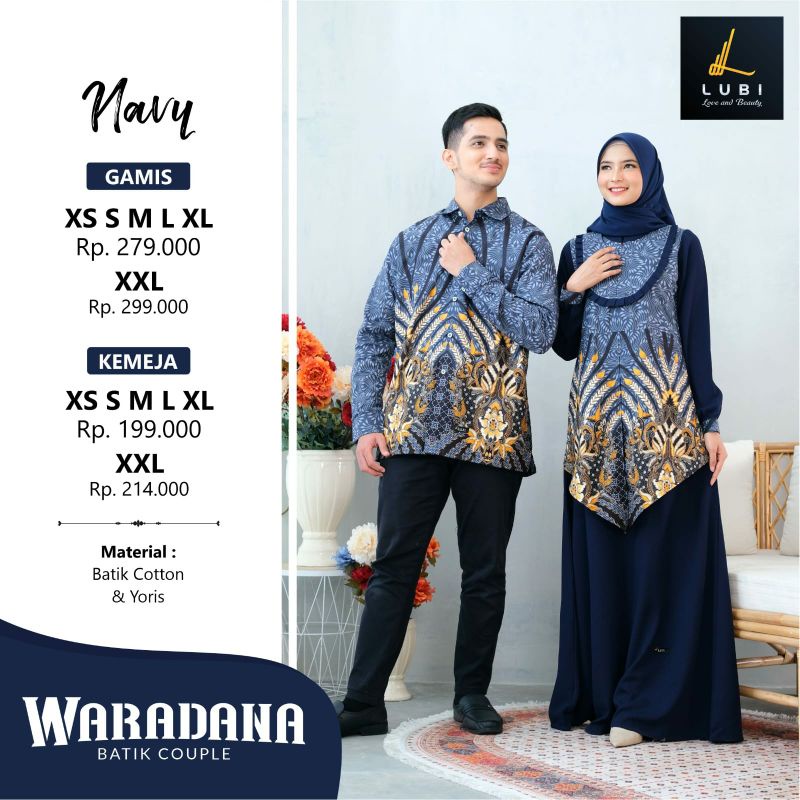 Lubi couple Waradana baju batik