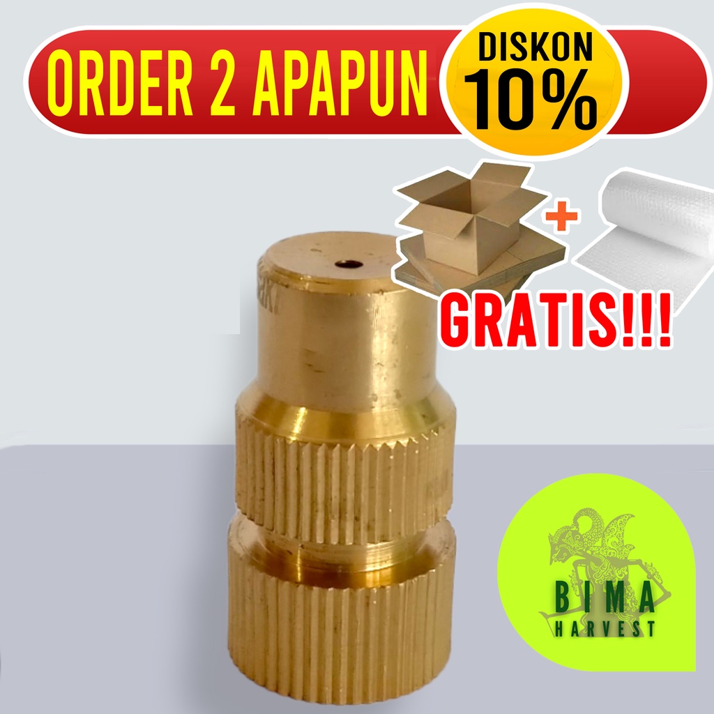 Jual Spuyer Nozzle Kuningan Lubang Satu Sprayer Elektrik Alat Tengki ...