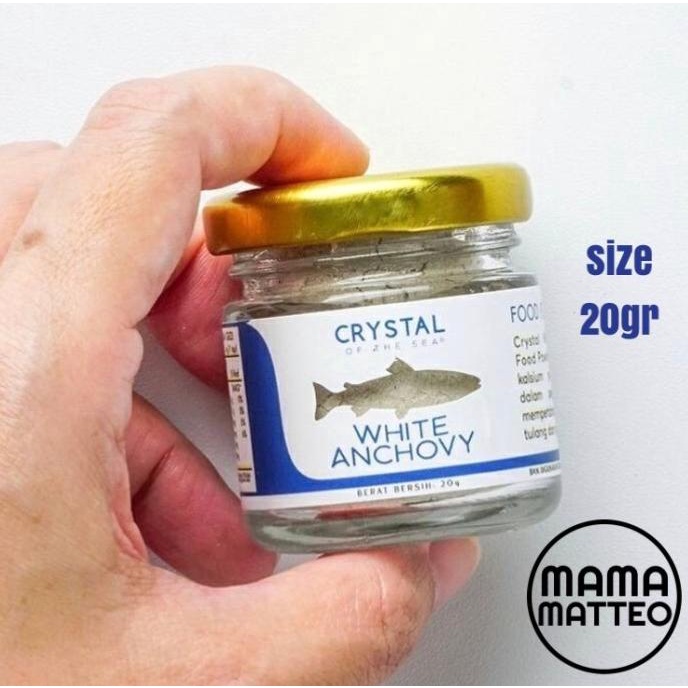 

Crystal of the Sea - White Anchovy Powder 20gr / Bubuk Ikan Teri Nasi