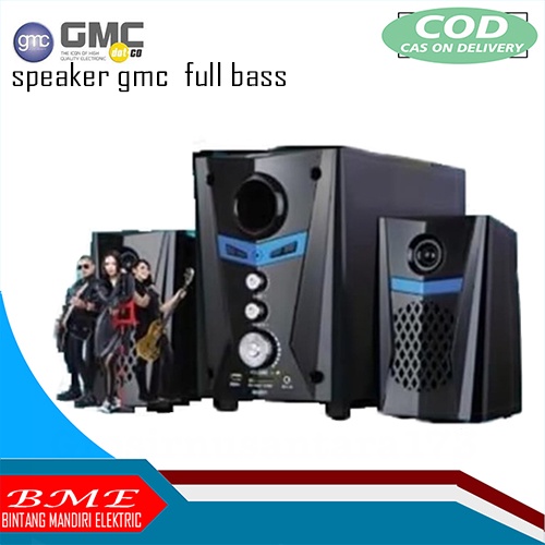 Speker Aktif GMC 888 D1 888D1 Speaker Active Bluetooth Multimedia USB