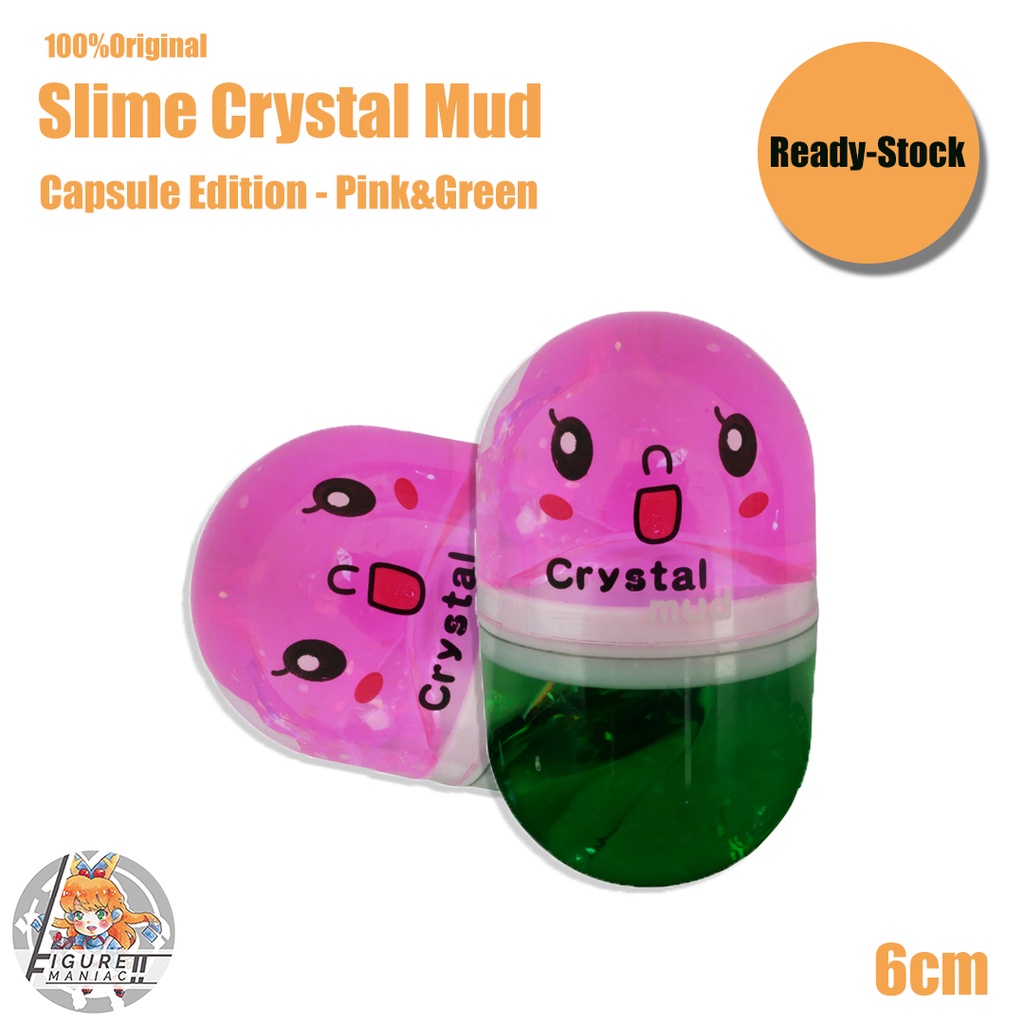 Mainan Anak - Slime Mini Capsule Edition Import Premium Slime Lucu Cute Slime Aman Crystal Mud Polkadot Balls