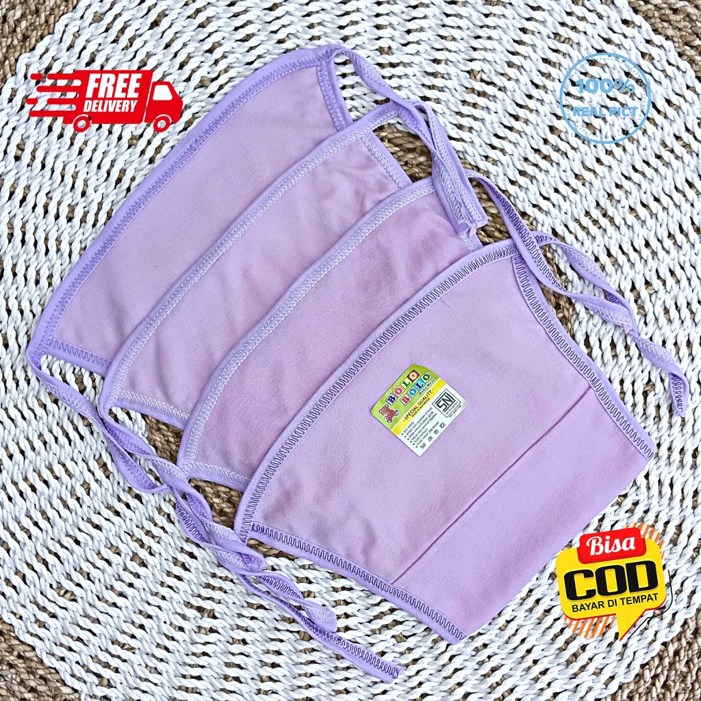 SALE 7.7 Serian Lilac - 12 pcs / 6 pcs Popok Bayi Double Kain LILAC SERIES merk SNI Bolo - Bolo / Popok Double Kain Serian Lilac Premium