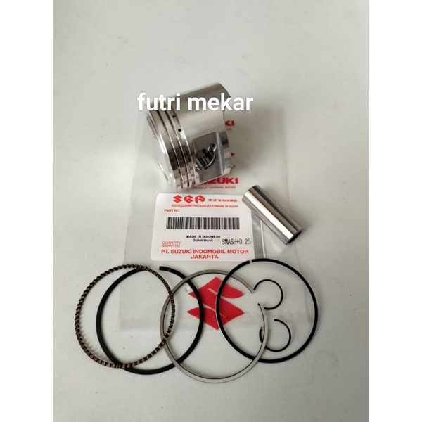 PISTON KIT 0S,25(SUZUKI SMASH 110) ORIGINAL SMASH TITAN+SMASH LAMA+SMASH 110
