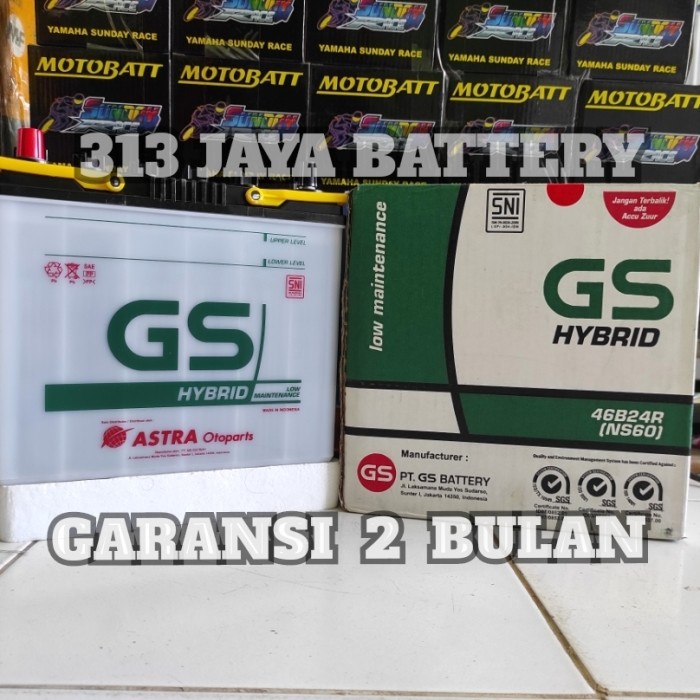 Aki Gs astra Ns60 hybrid 45amper Avanza-Xenia