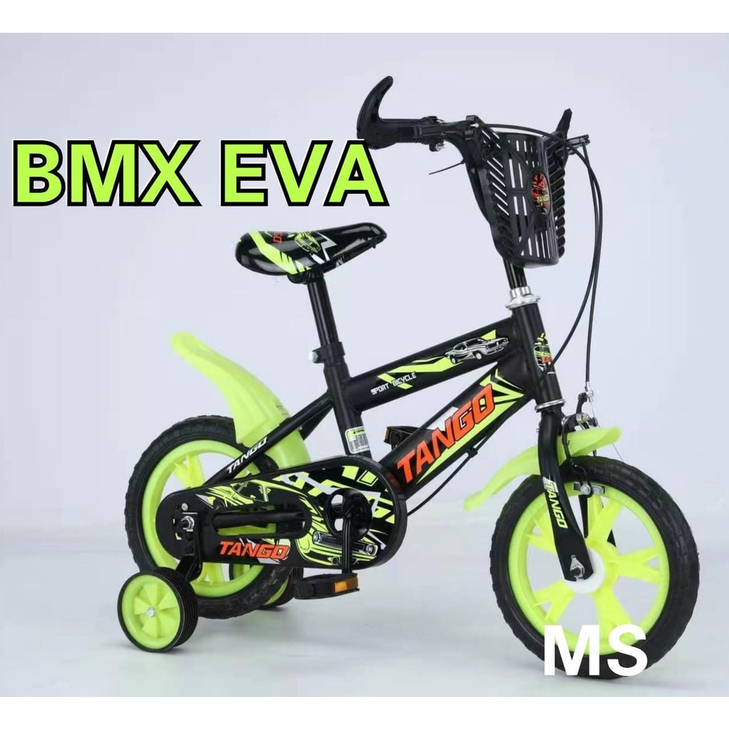SEPEDA ANAK 12 INCH RODA 4 TANGO 12' BMX BAN BUSA UNTUK USIA 2-5 TAHUN TERBARU TERMURAH
