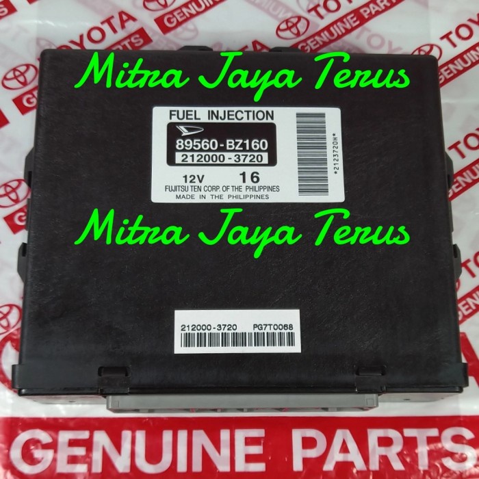 89560-BZ160 ECU Avanza 1.5cc VVTI Computer Fuel Injection Komputer ORI