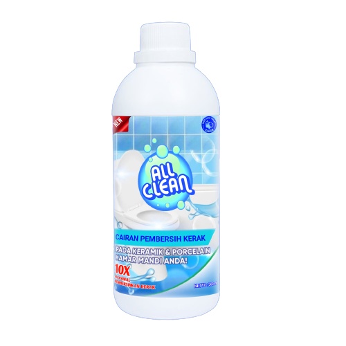 NEW ALL CLEAN Pembersih kerak keramik kamar mandi / Pembersih kerak toilet ampuh 500ML