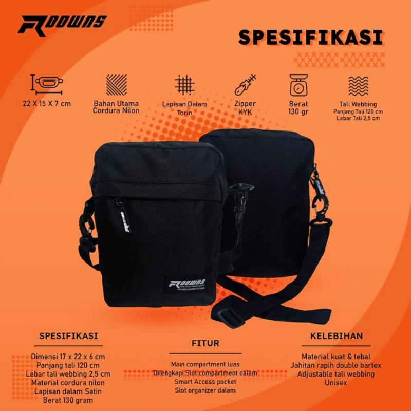 Tas Selempang Waistbag Distro Tas Selempang Slingbag Pria Wanita Bens
