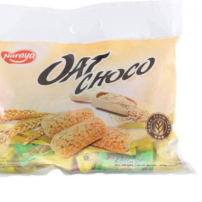 

Sale[KF7]-Naraya (ASLI) OAT CHOCO Varian Original 400gr 40Pcs