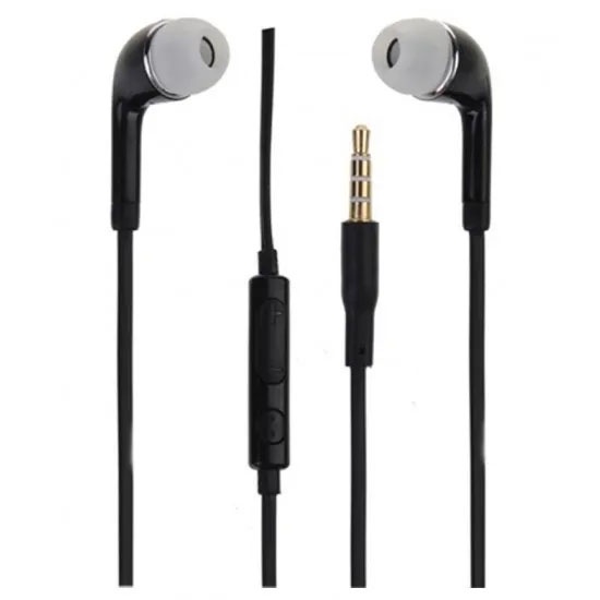 Handsfree Headset Bass Kuat dengan Mic dan Volume kontrol Original Earphone in Ear Handfree cocok untuk Semua Smartphone Audio Player Komputer Pc Laptop Notebook Dengan Jack Audio 3.5mm