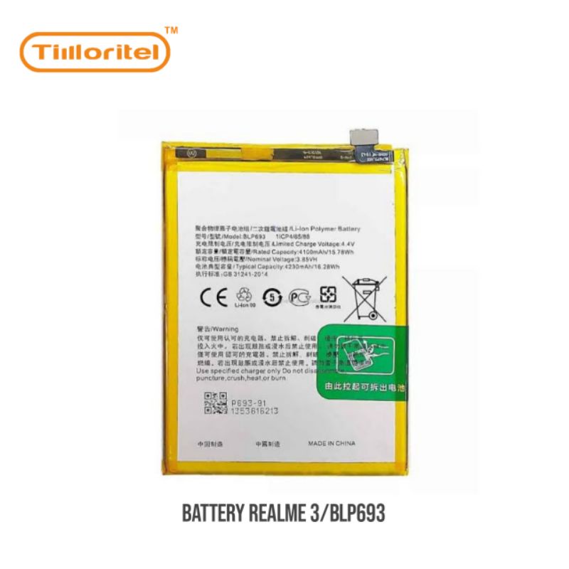 BATTERY REALME 3/BLP693