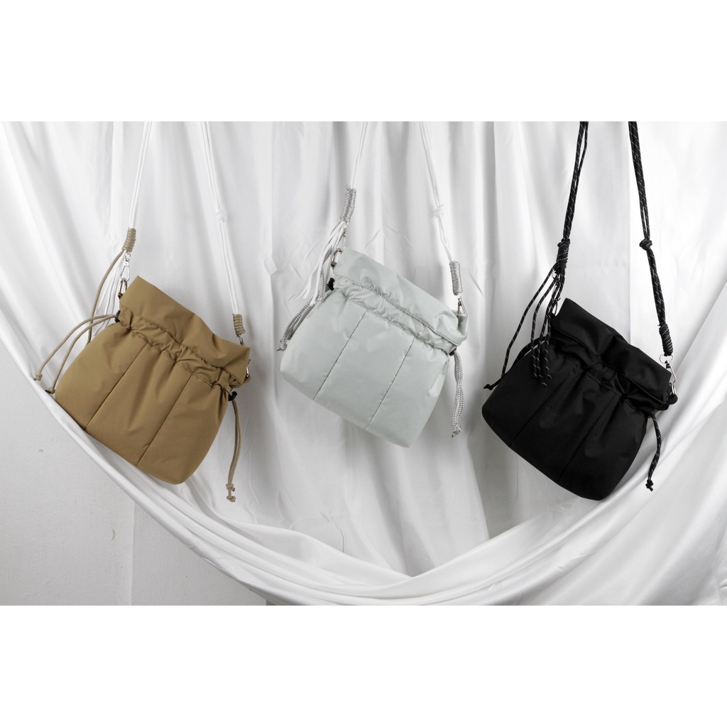 Tas selempang &amp; bahu wanita bahan waterproof Multifungsi Bucketbag tali Paracord - ESCORTBAGS