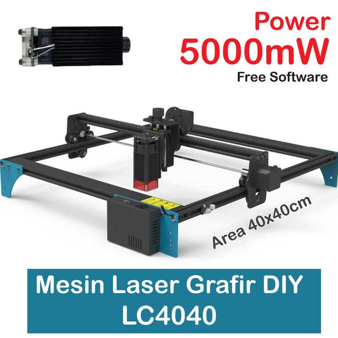 

Aibecy Mesin Laser Grafir 5000mW DIY CNC Laser Engraver 5W - LC4040