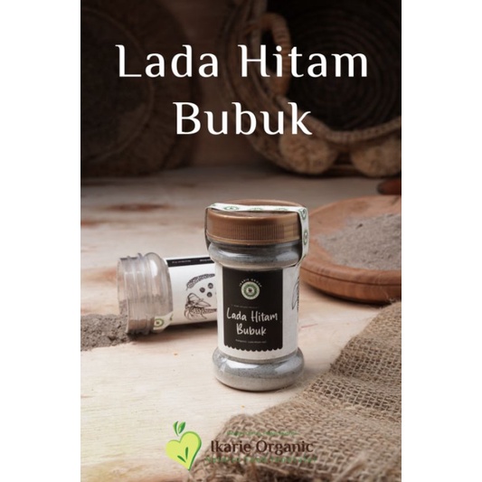 

Lada Hitam Bubuk Ikarie Organic 75 gr