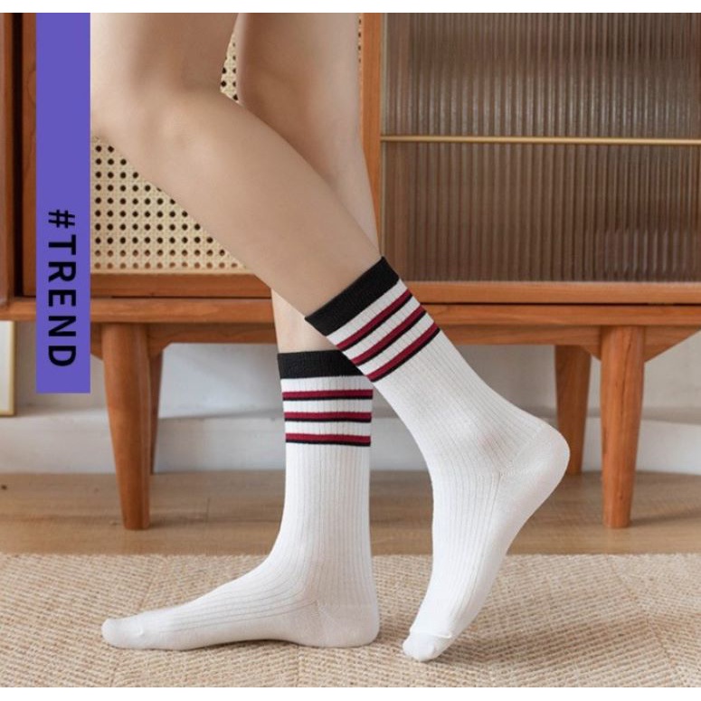 Kaos Kaki Wanita Japanese Retro Autumn Women Socks SCH040