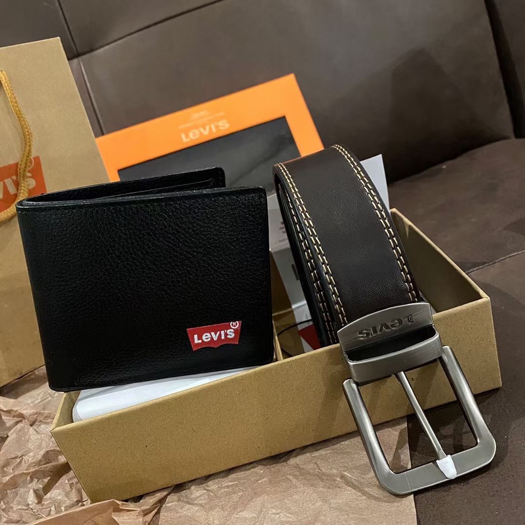 TALI PINGGANG PRIA LEVI'S 2 IN 1 GIFT SET