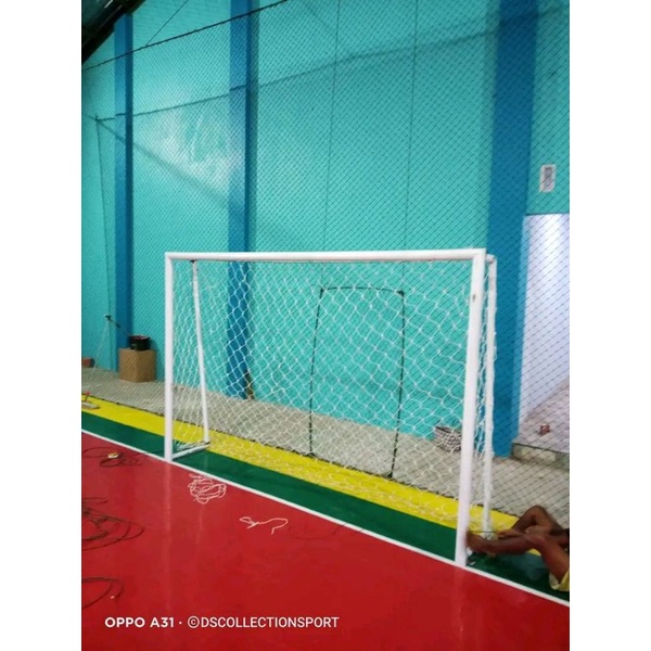 Tiang Gawang Futsal Ukuran 2×3 Standar Futsal Bonus Jaring Gawang