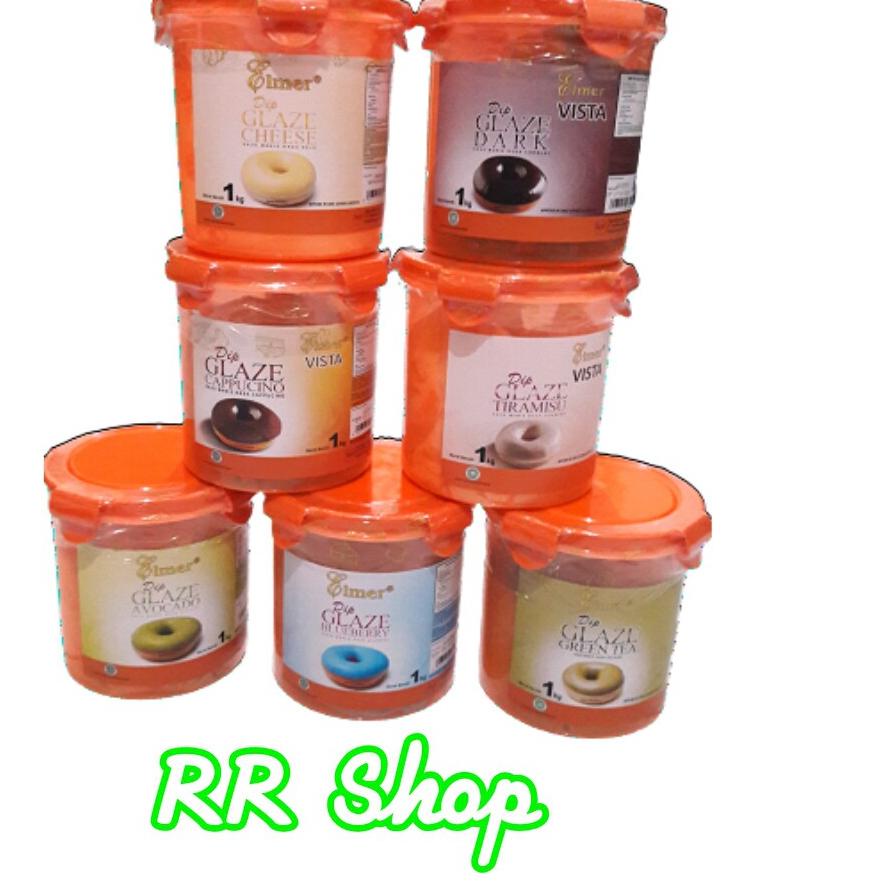 

COD[KP8]-Elmer Dip Glaze 1kg All Varian - Elmer Dip Glaze 1kg Topping Selai Donat Kue Roti