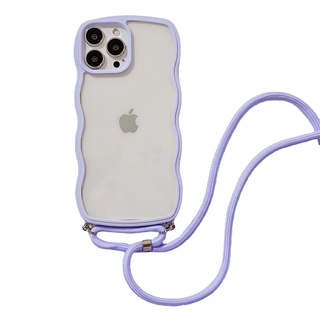 Softcase Sling Tali Panjang Casing For Iphone 7+ 8+ Plus X Xs Xr Max 11 12 13 14 Pro Max 14+ 14Plus FJ08 DY11 Bahu selempang