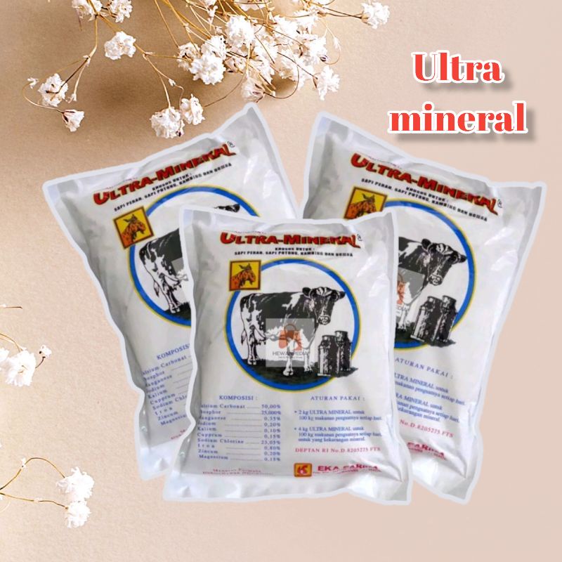 Ultra mineral eka farma 1 kg vitamin premix sapi