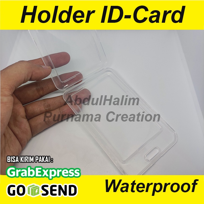 ID Card Holder IDcard Flip Casing Full Cover Water Proof