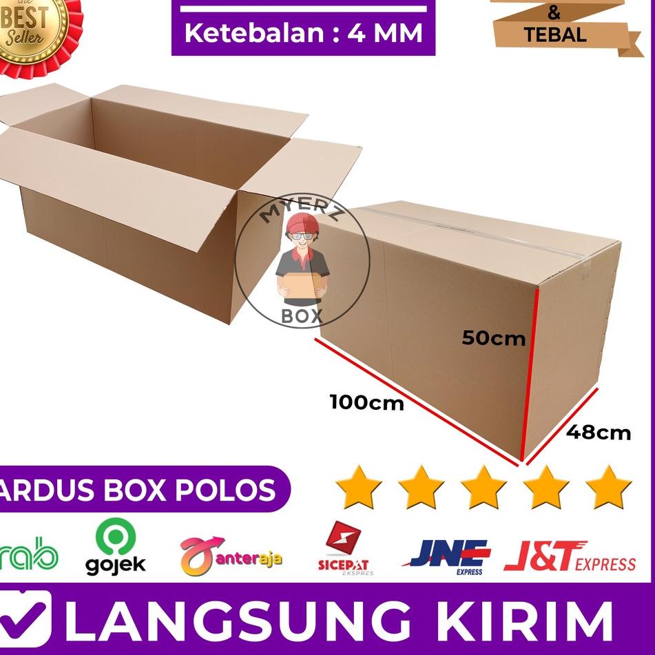 

Paling Populer Kardus Besar Jumbo – Karton Box Polos 100 x 48 x 50 Packing Pindahan