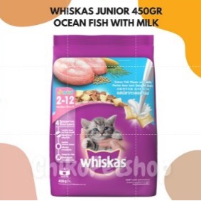 WHISKAS JUNIOR KITTEN 450GR CATFOOD DRY FOOD MAKANAN ANAK KUCING