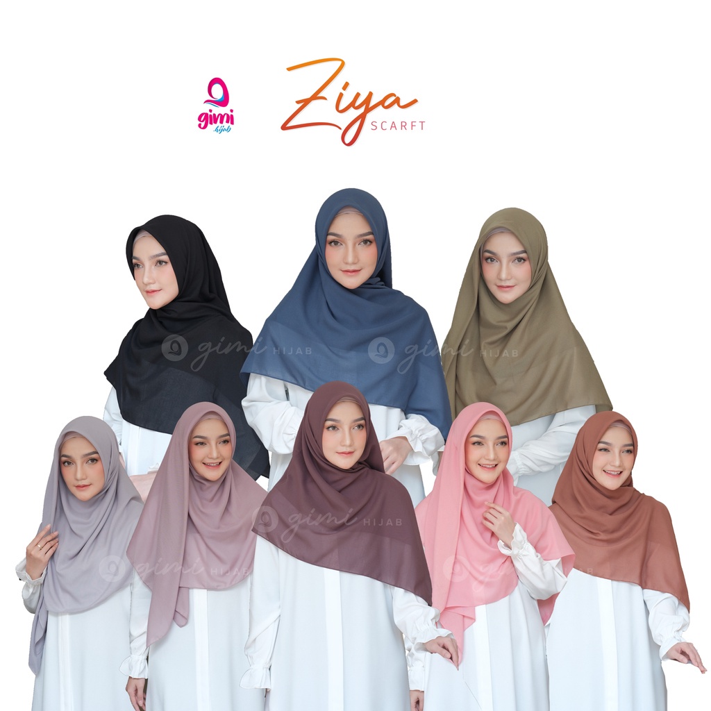 Ziya Scraf Premium by Gimi Hijab | Hijab Segi Empat Voal Superfine