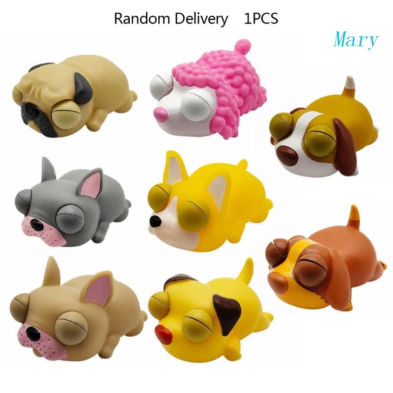 Mary Mainan Figure Lovely 3.3inch Anti Stress Anjing Sensory Untuk Perlengkapan Pesta Pria Wanita