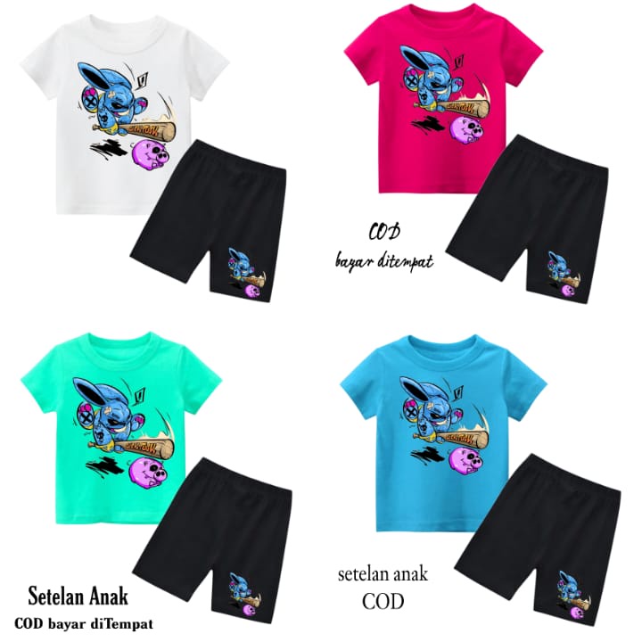 Hzl_outfit Setelan Baju Anak Sick F/ Baju Setelan Anak Anak