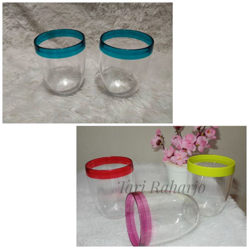tupperware gelas allegra steam glass
