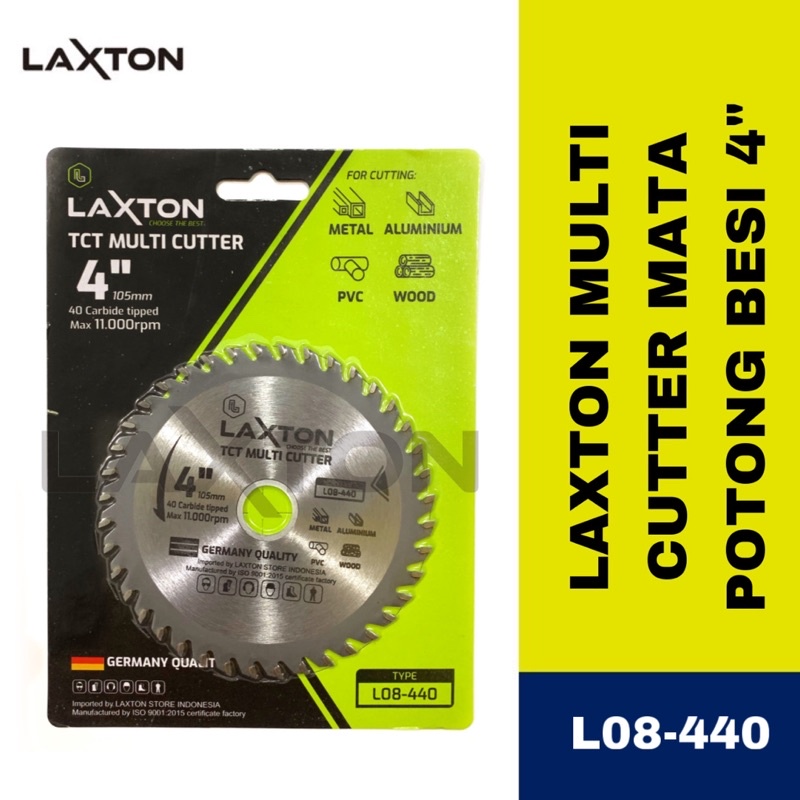 LAXTON multi cutter L08-440 mata potong besi gergaji 4&quot;x40T gerinda MURAH LARIS