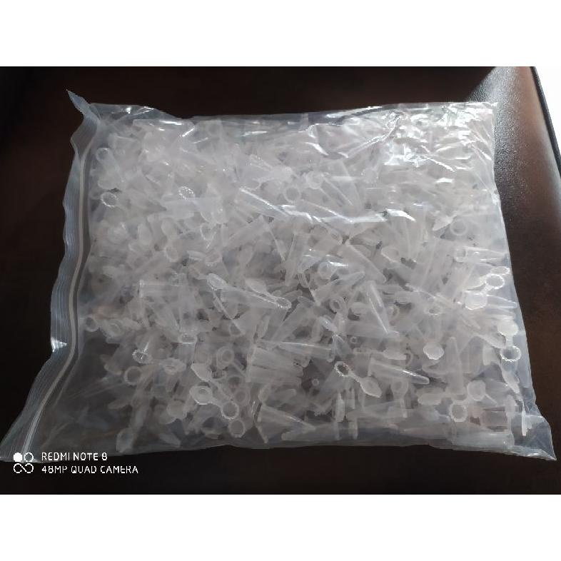 Berkualitas Pcr tube 1,5ml Cup sample 1,5ml Tabung eppendorf 1,5ml isi 500pcs ,.