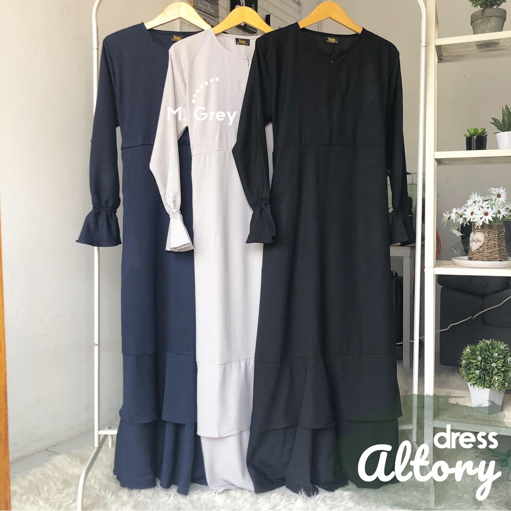 Gamis Murah Dress Bagus Altory (pilih warna)