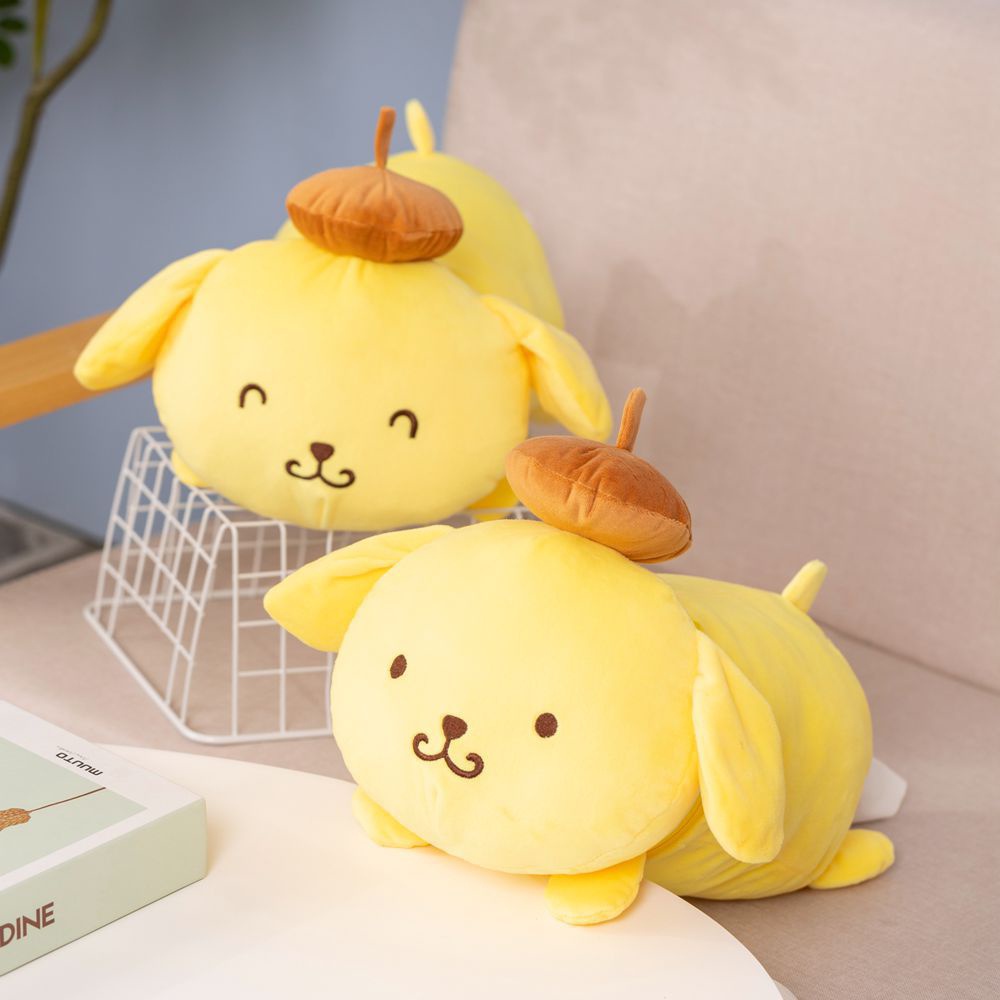 BONEKA POMPOMPURIN PURIN KUNING TISSUE COVER TEMPAT TISU