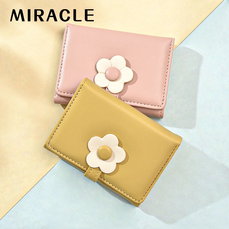 Dompet Lipat Wanita Motif Bunga Dompet Lipat Mini Wanita Fashion Korea Style Azgalery D75