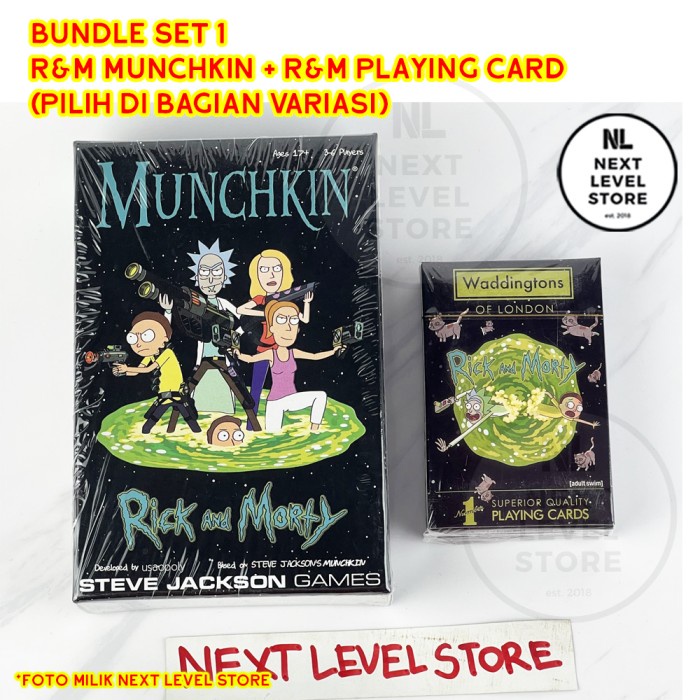 Munchkin Rick and Morty Board Games Card Game