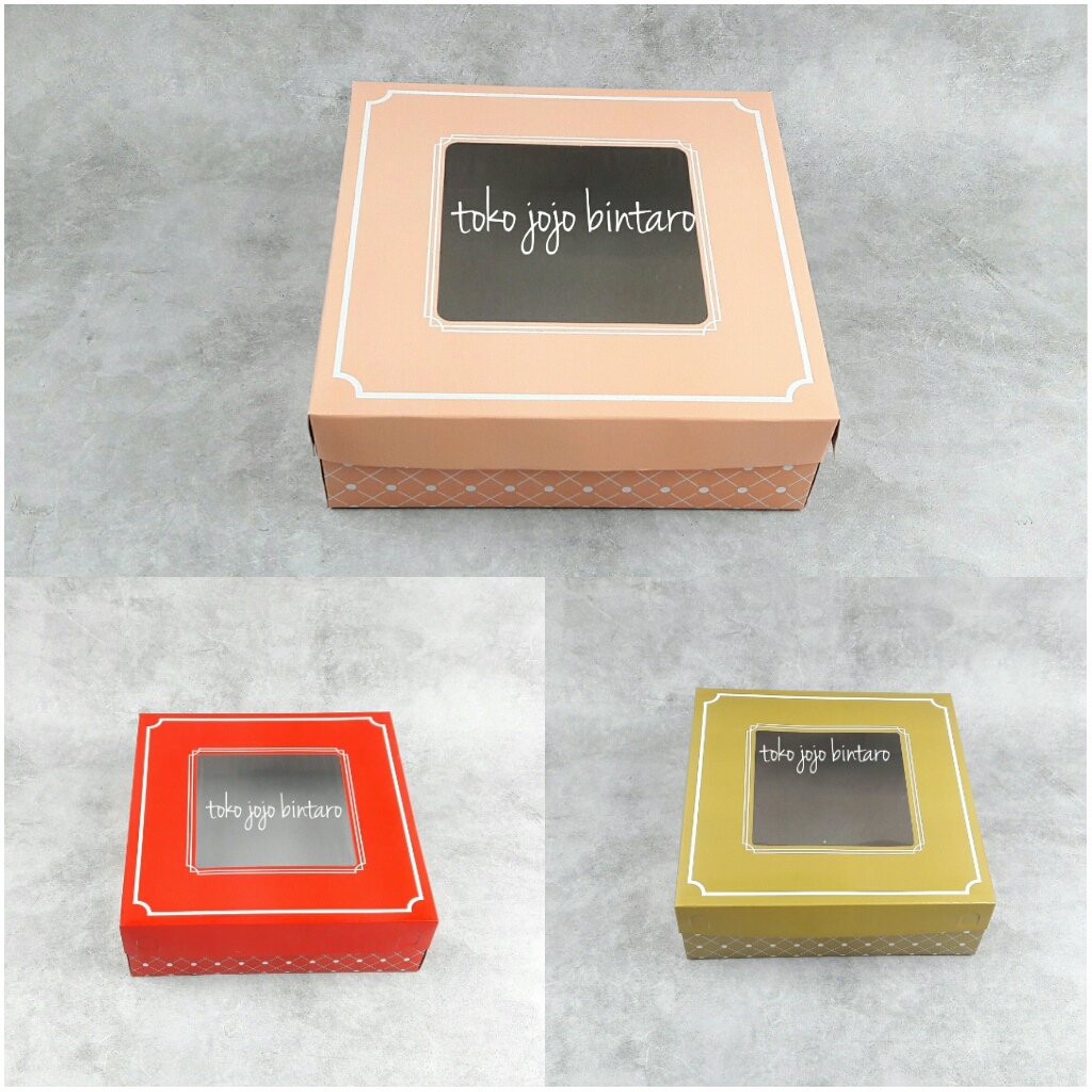

DUS KUE / DUS BOLU / GIFT BOX CAKE POLKADOT SIZE 25X25X8 PER PCS