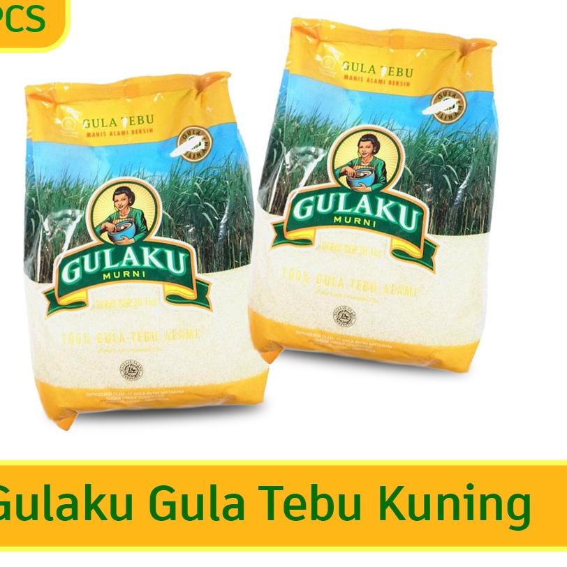 

Promo | TD4 | BUNDLING 2PCS - GULAKU TEBU MURNI KUNING 1KG GULA PASIR ALAMI