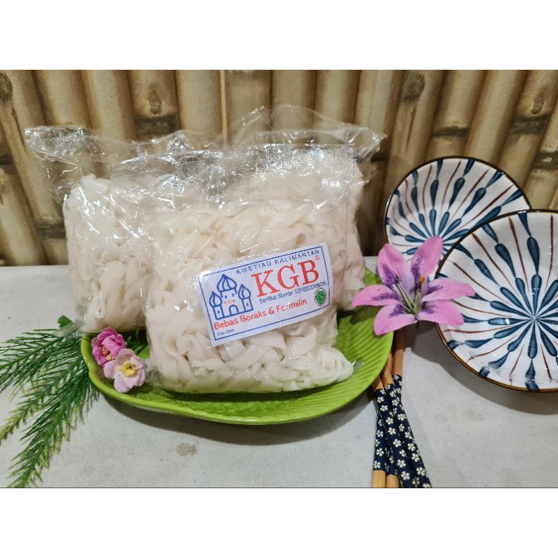 Jual Kwetiau Mentah Kalimantan Kgb Kuetiau Mentah 500gr Shopee