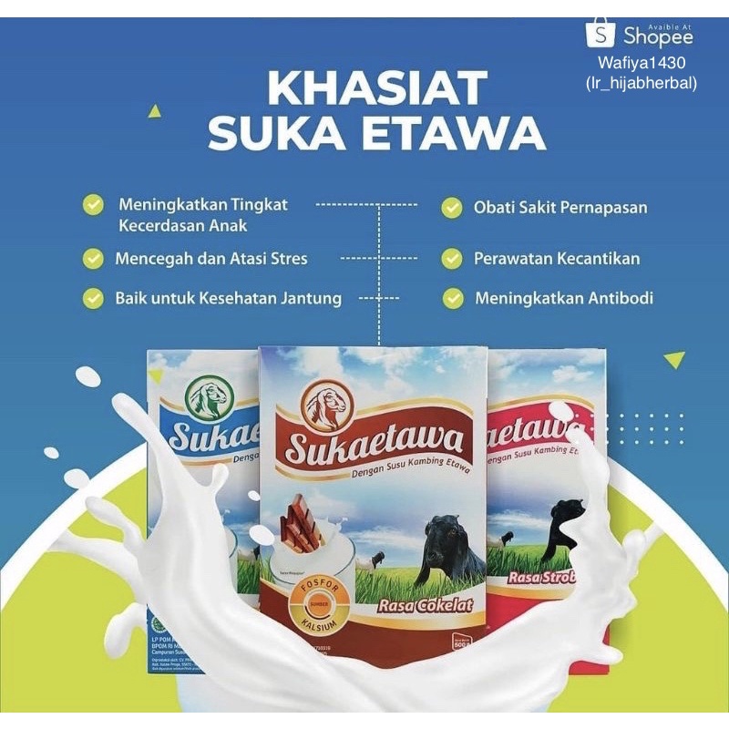 

SUKAETAWA - Susu Bubuk Kambing Etawa Original 500 gr