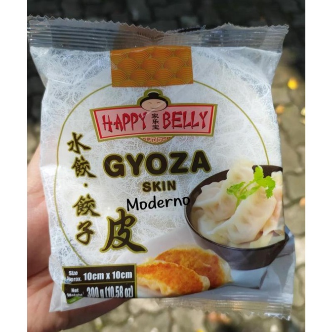 

Kulit pangsit Happy belly Gyoza skin 300gr