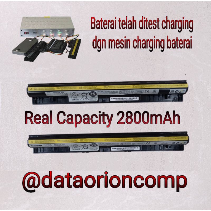 Baterai Real capacity Lenovo G40 30 G40 45 G40 70 G50 30 G50 45 G50 70 G405s Z50 Z50-30 Z50-70 G40-45 G40-70 G40-80 G41-31 G41-35 Z710 G400S G405S G410S G505 G510s S410p S510p