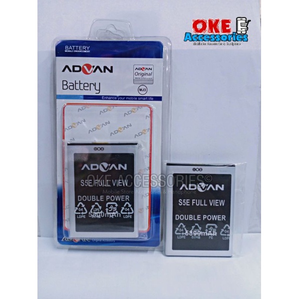 Baterai /Batre / Battery HP  ADVAN S5E FULL VIEW