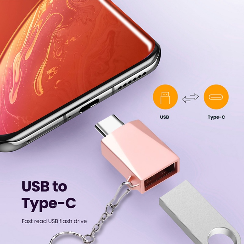 Adaptor USB3.0/Adapter USB 3.0 Revolution Type-C 10A Female/Aksesoris 3C/Charger Mobil Dan Konverter Earphone Dan Handphone